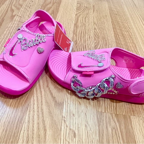 💥CUSTOM NIKE  SUN DANCE SANDALS💥 - Picture 1 of 6